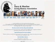 Tablet Screenshot of navyandmarine.org